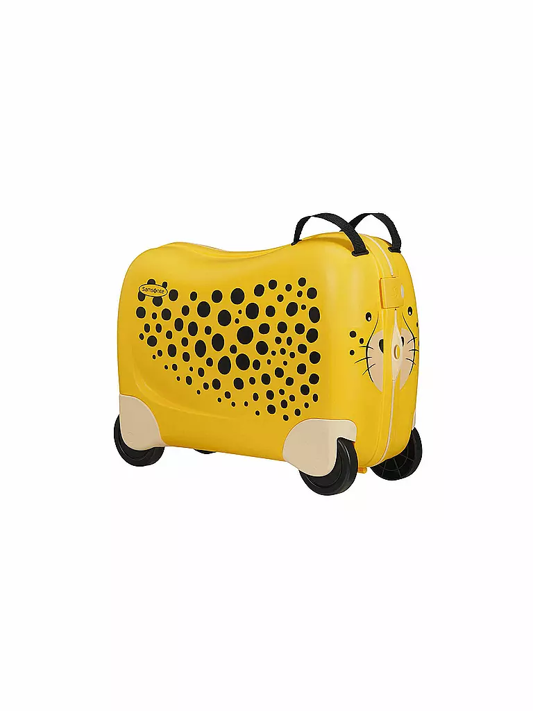 SAMSONITE | Kinder Trolley " Dream Rider Suitcase " ( Cheetah C. )  | gelb