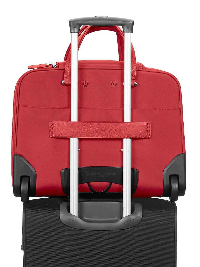 SAMSONITE | Laptoptasche mit Rollen "Zalia" (91784 1726 Rot) | rot