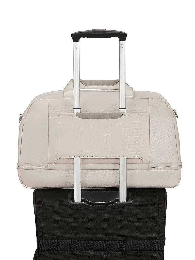 SAMSONITE | Reisetasche - Weekender PARALUX 49 cm Stone Grey | Creme