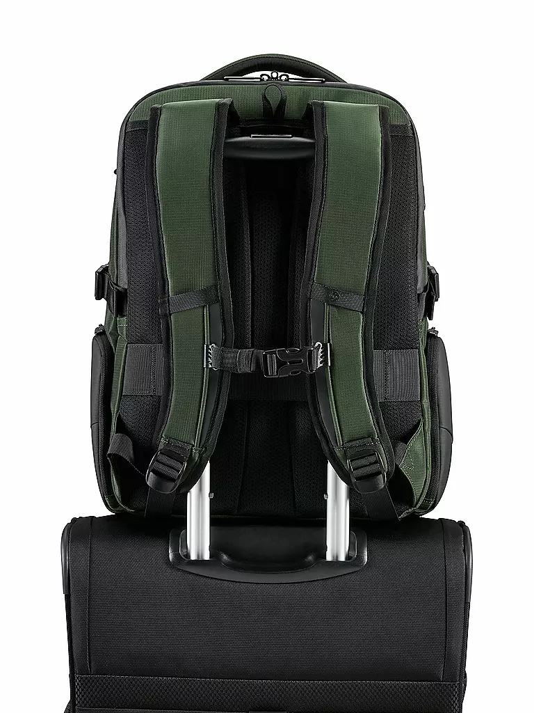 SAMSONITE | Rucksack Biz2Go 15,6 Earth Green | dunkelgrün