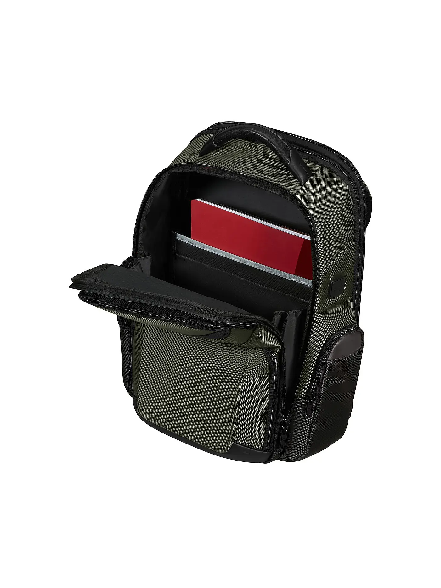 SAMSONITE | Rucksack PRO-DLX erweiterbar Green | dunkelgrün