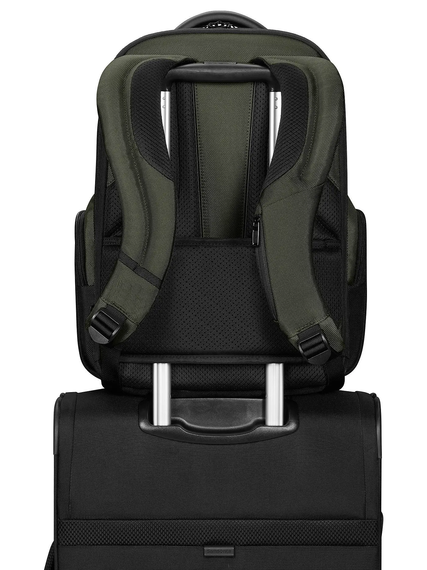 SAMSONITE | Rucksack PRO-DLX erweiterbar Green | dunkelgrün