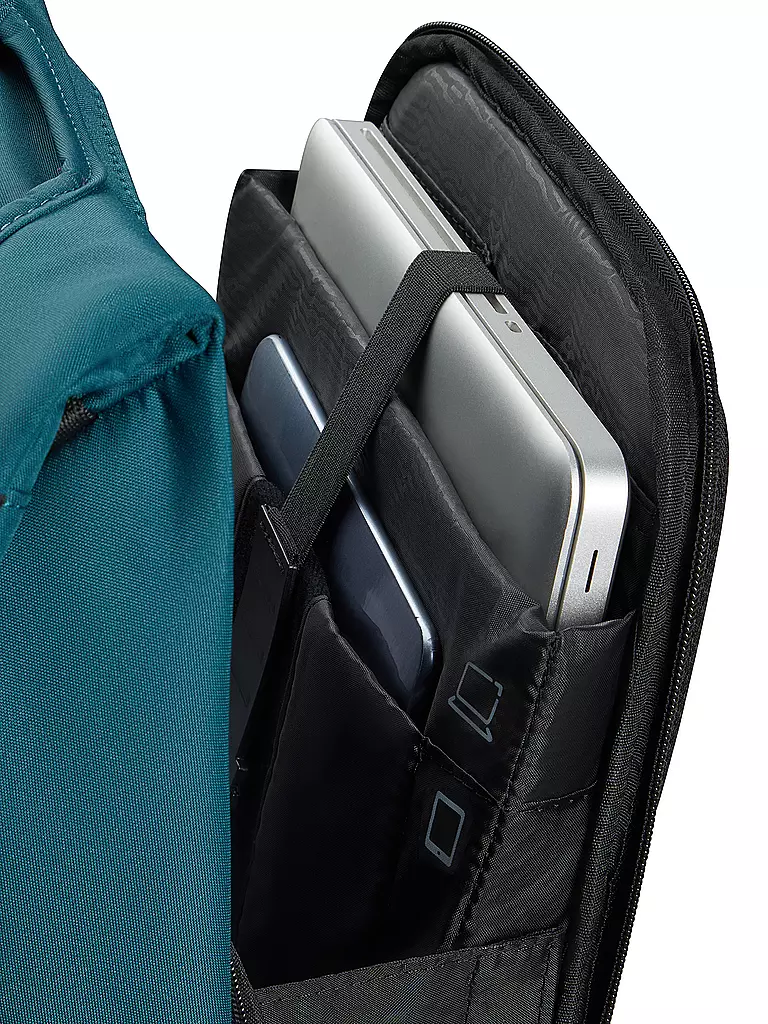 SAMSONITE | Rucksack SECURIPAK 2.0 14.1"  petrol | petrol