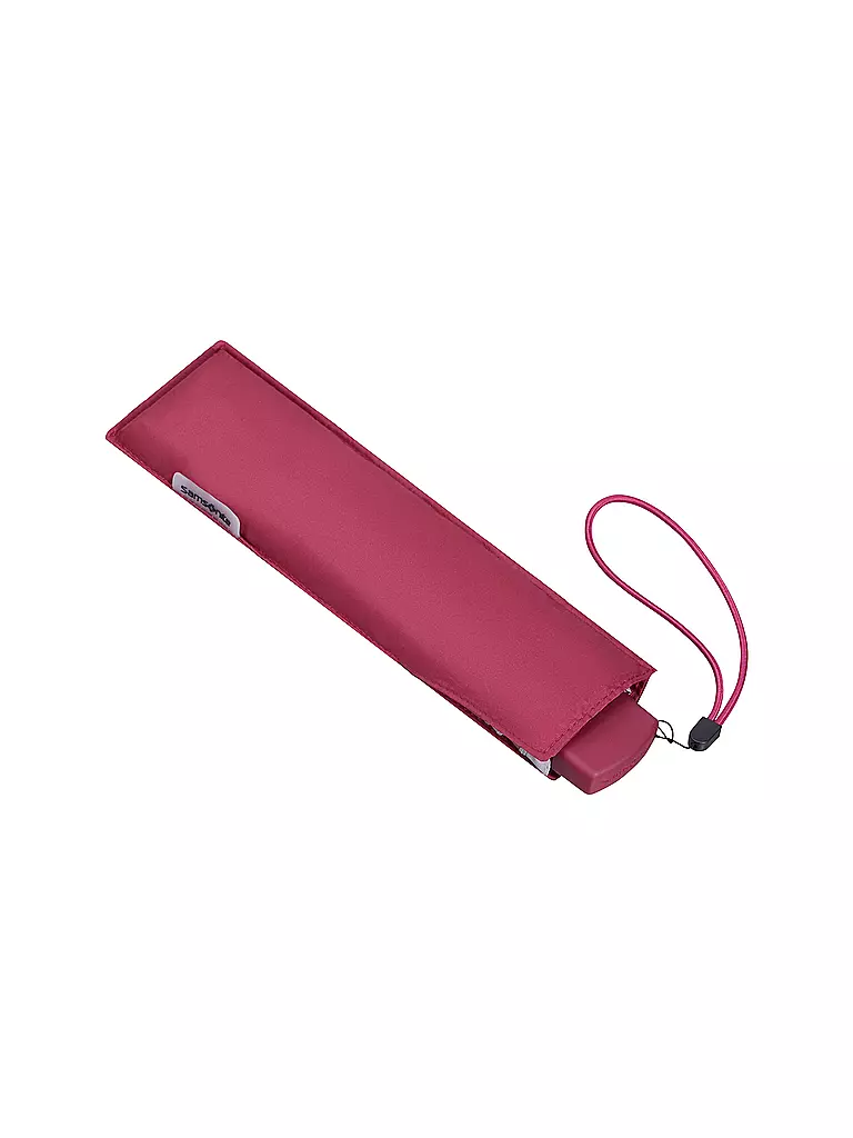 SAMSONITE | Taschenschirm RAIN PRO MANUAL FLAT pomegranate | blau