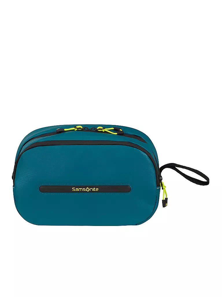 SAMSONITE | Toilettetasche ECODIVER petrol blue / lime | petrol