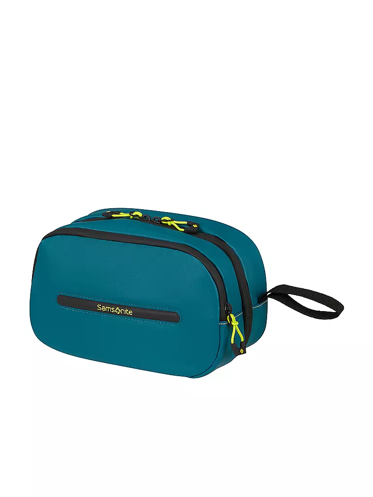 SAMSONITE | Toilettetasche ECODIVER petrol blue / lime | petrol