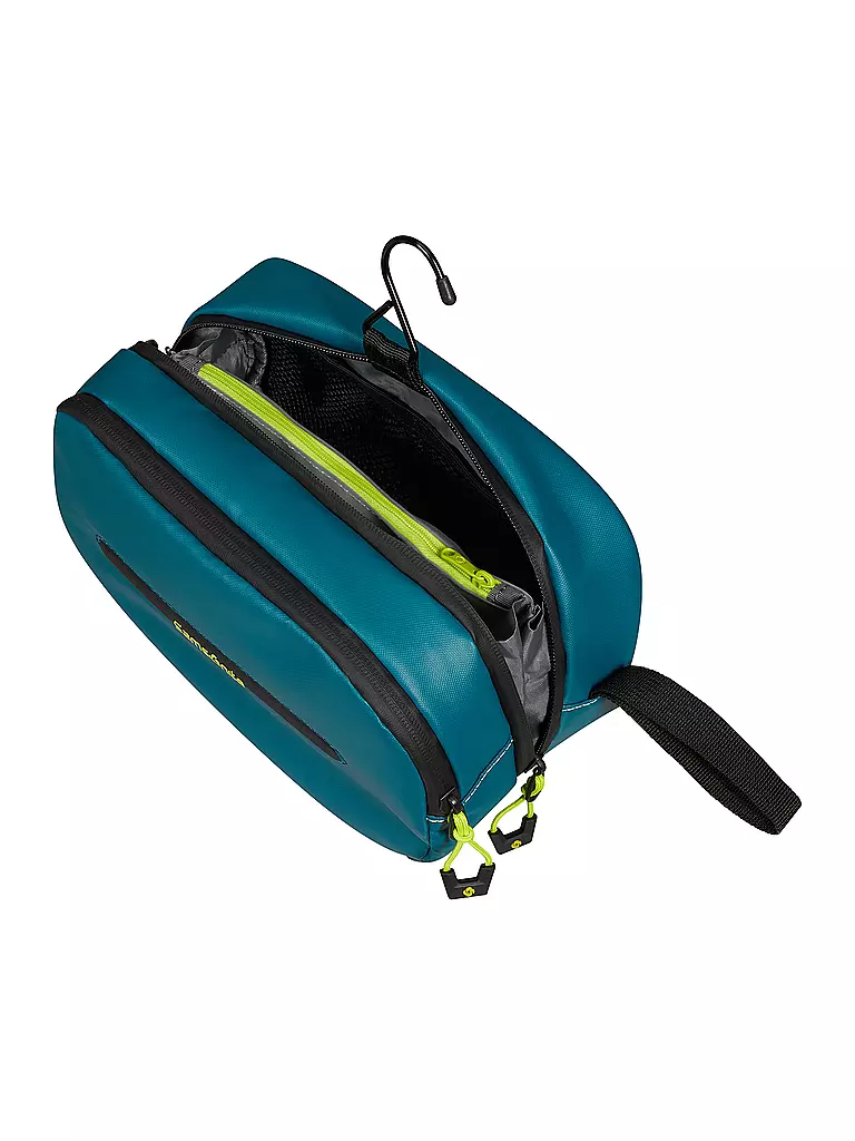 SAMSONITE | Toilettetasche ECODIVER petrol blue / lime | petrol