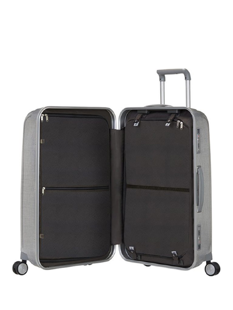 SAMSONITE | Trolley "Lite Cube" Spinner 76 cm (88095 1004 Silber) | 