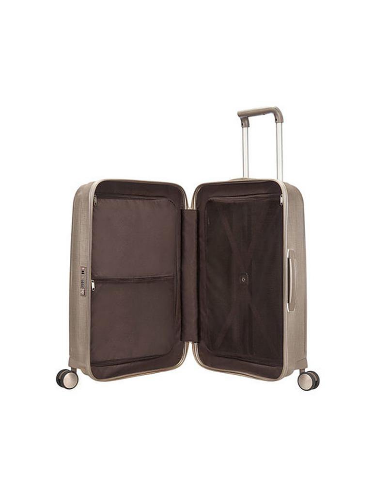 SAMSONITE | Trolley "Lite Cube Spinner" 55cm (58622 1173 Ivory Gold) | gold