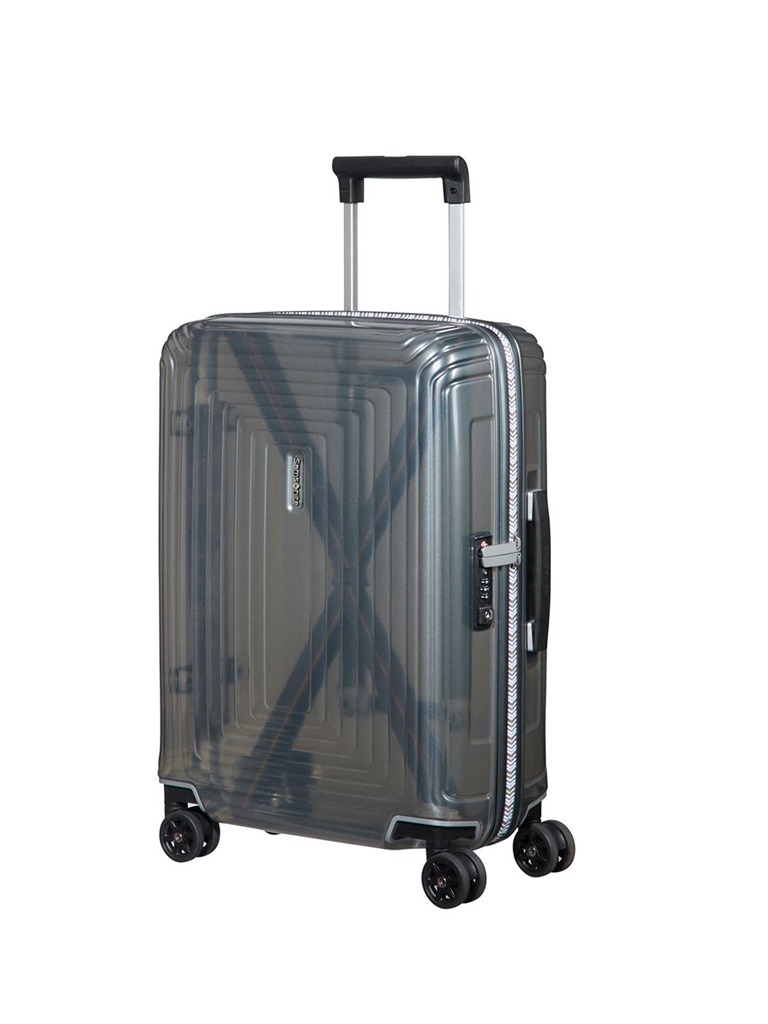 SAMSONITE | Trolley "Neopulse Lifestyle Spinner" 55cm (Transparent Grey) 122785 | grau