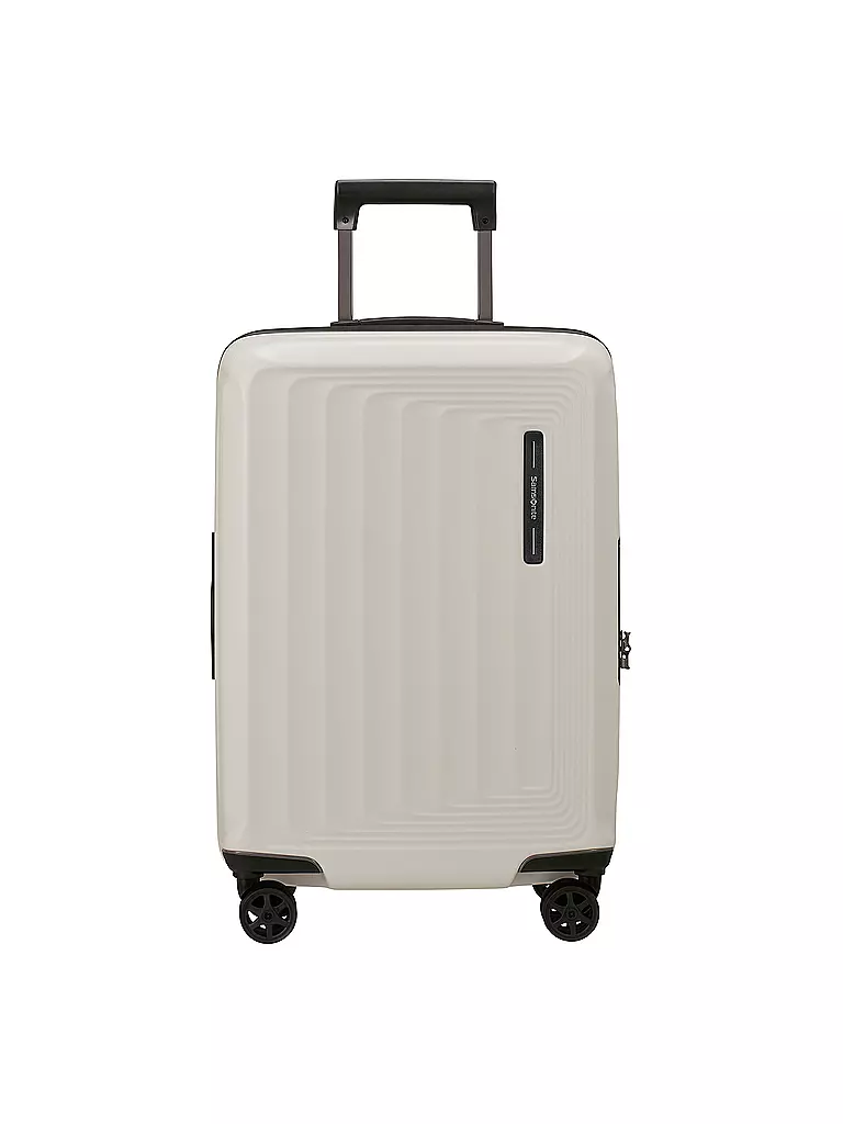 SAMSONITE | Trolley  NUON SPINNER 55cm erweiterbar matt quartz | weiss