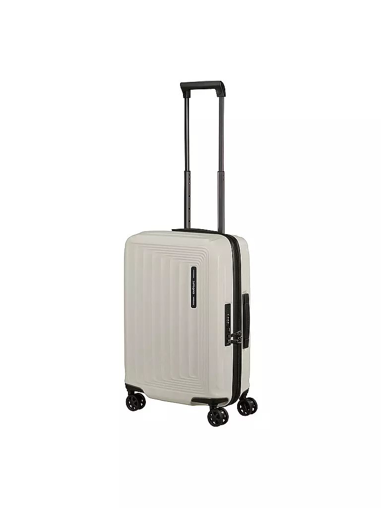 SAMSONITE | Trolley  NUON SPINNER 55cm erweiterbar matt quartz | hellgrün