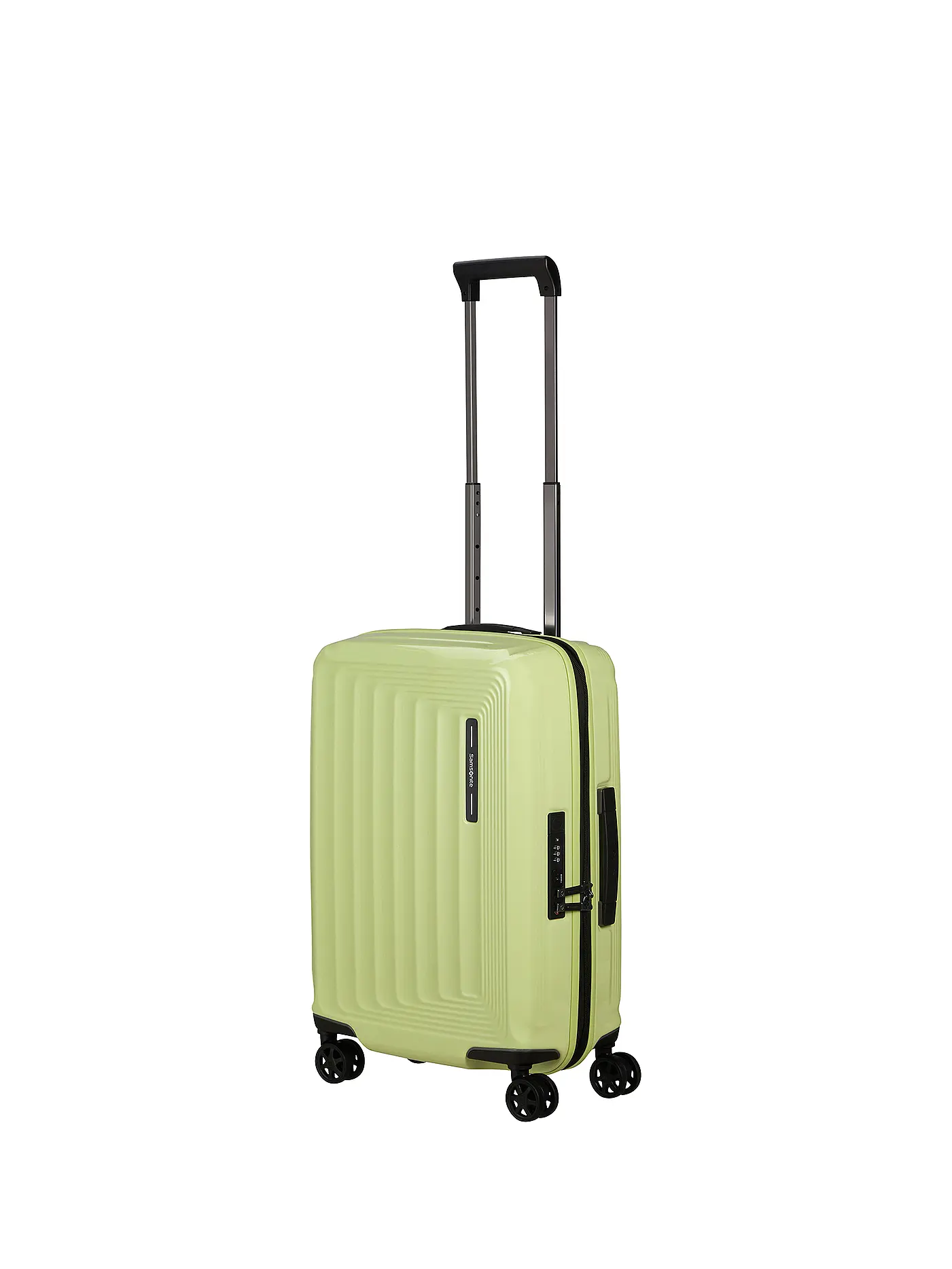 SAMSONITE | Trolley  NUON SPINNER 55cm erweiterbar metallic melon | hellgrün
