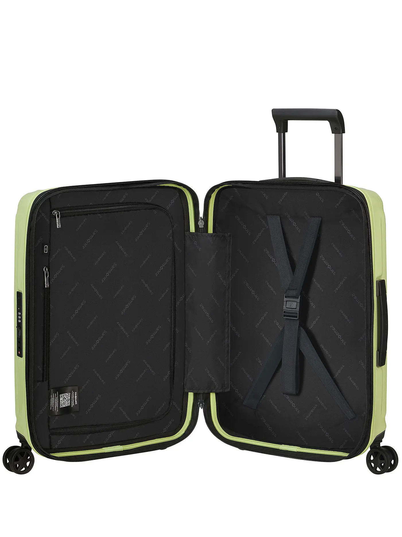 SAMSONITE | Trolley  NUON SPINNER 55cm erweiterbar metallic melon | hellgrün
