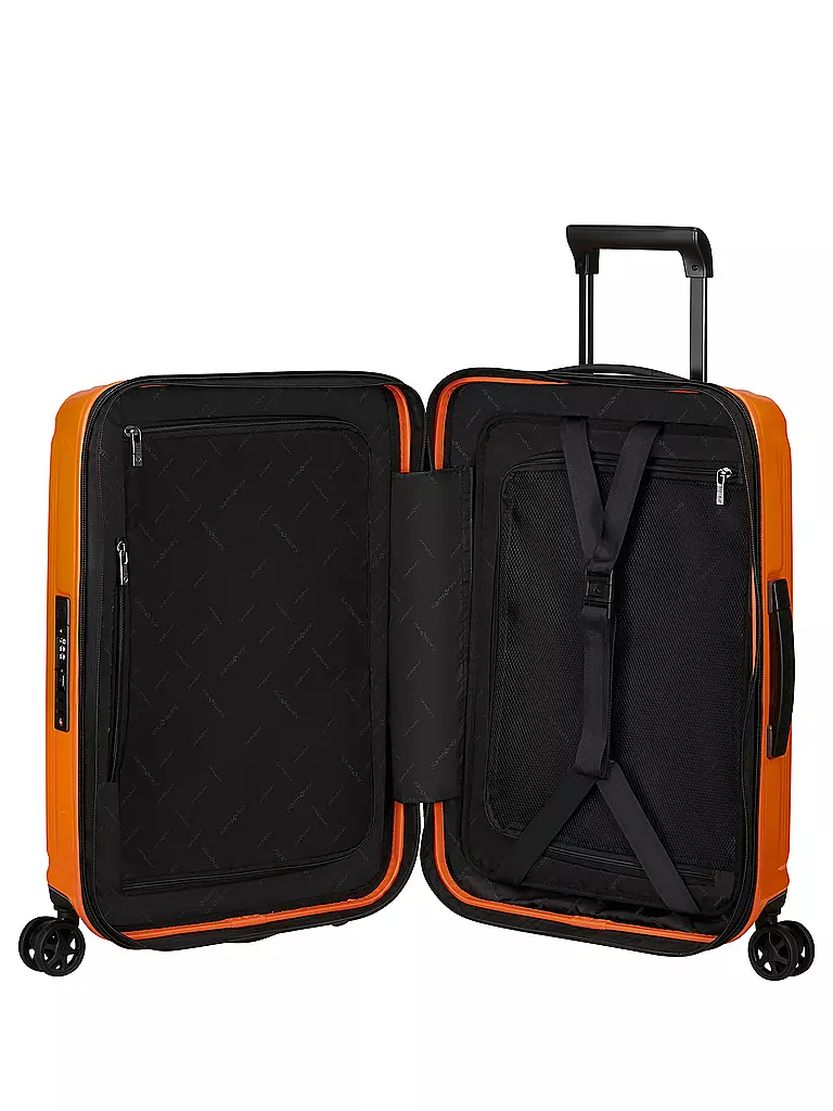 SAMSONITE | Trolley  NUON SPINNER 55cm erweiterbar papaya orange | hellgrün