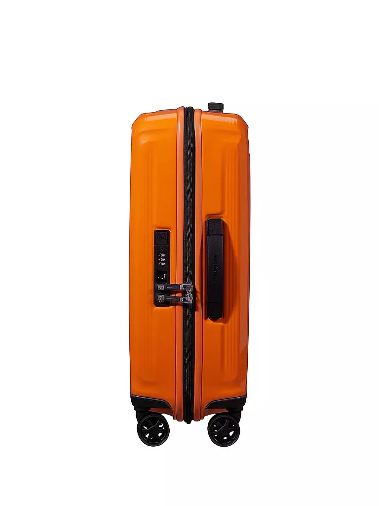 SAMSONITE | Trolley  NUON SPINNER 55cm erweiterbar papaya orange | hellgrün