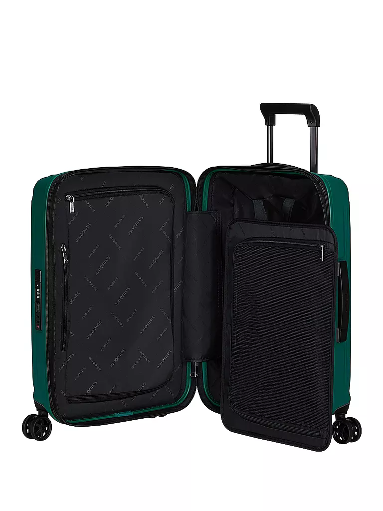 SAMSONITE | Trolley  NUON SPINNER 55cm erweiterbar pine green | orange