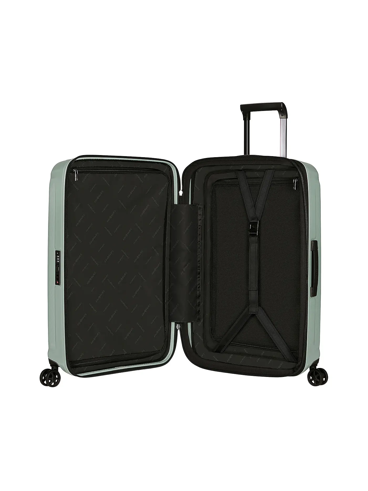 SAMSONITE | Trolley  NUON SPINNER 69cm erweiterbar metallic minera | hellgrau