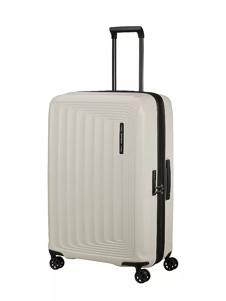 SAMSONITE | Trolley  NUON SPINNER 75cm erweiterbar matt quartz | weiss