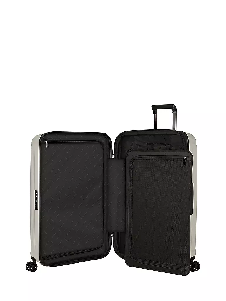 SAMSONITE | Trolley  NUON SPINNER 75cm erweiterbar matt quartz | weiss