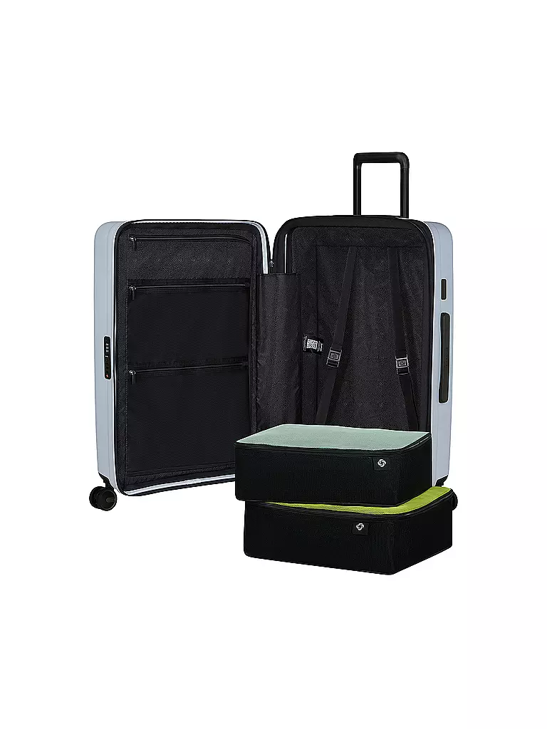 SAMSONITE | Trolley  RESTACKD SPINNER 68cm erweiterbar Glacier | Hellblau