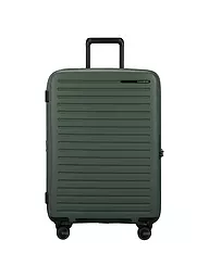 SAMSONITE | Trolley  RESTACKD SPINNER 68cm erweiterbar black | dunkelgrün