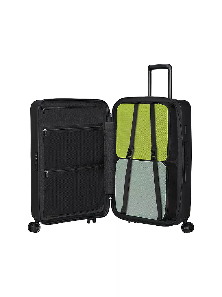 SAMSONITE | Trolley  RESTACKD SPINNER 68cm erweiterbar sage | hellblau
