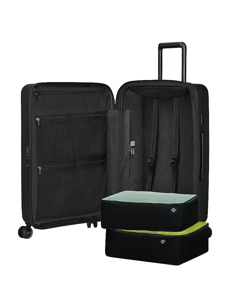 SAMSONITE | Trolley  RESTACKD SPINNER 68cm erweiterbar sage | hellblau
