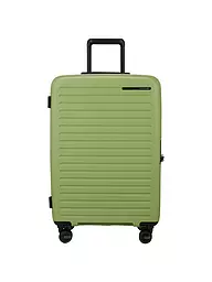 SAMSONITE | Trolley  RESTACKD SPINNER 68cm erweiterbar black | hellgrün