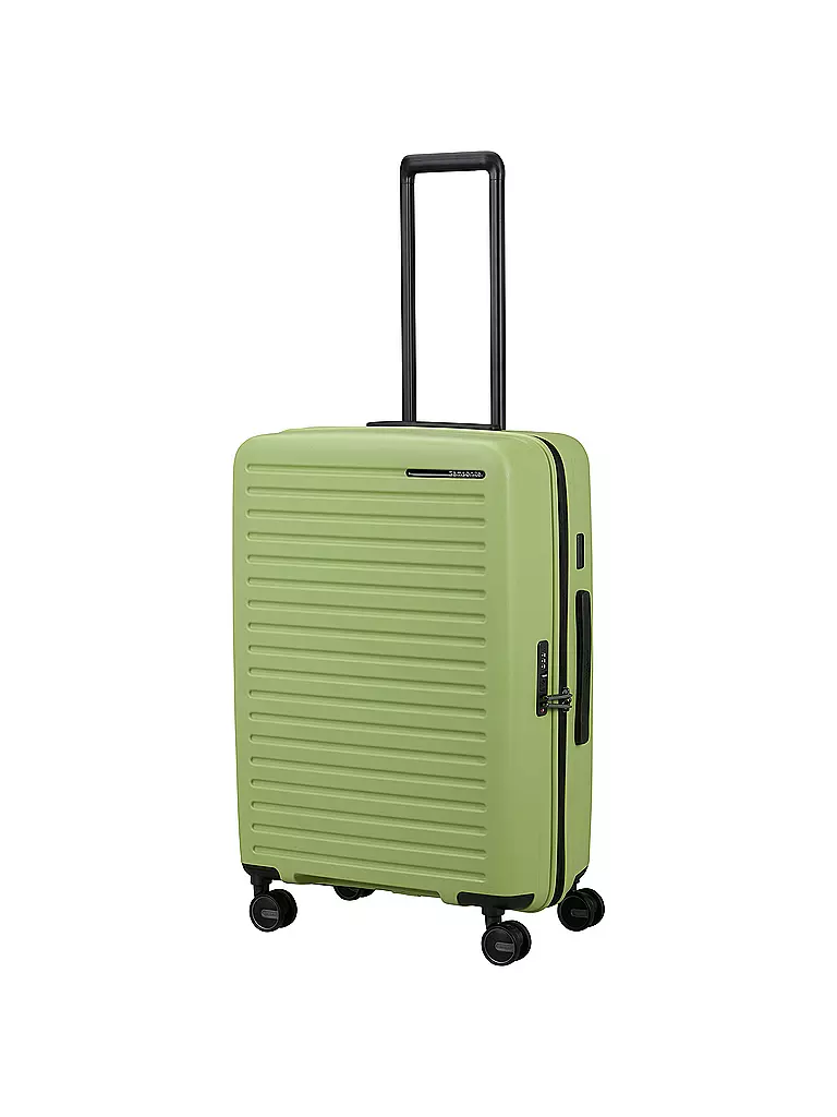 SAMSONITE | Trolley  RESTACKD SPINNER 68cm erweiterbar wasabi | dunkelgrün