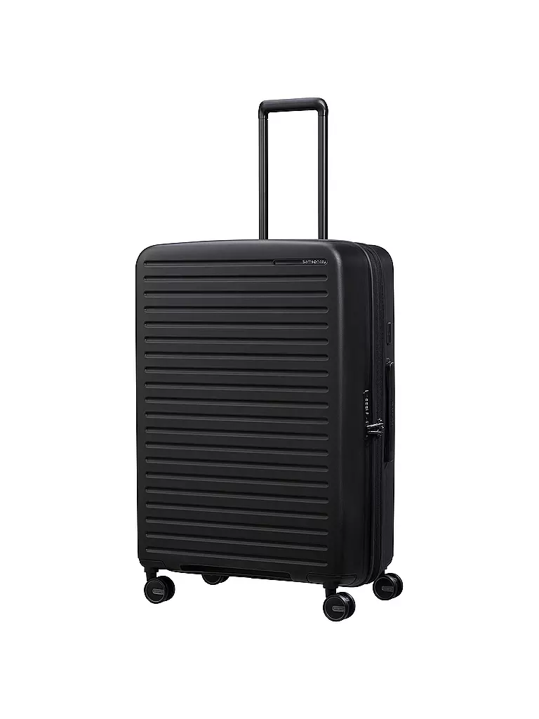 SAMSONITE | Trolley  RESTACKD SPINNER 75cm erweiterbar black | hellblau