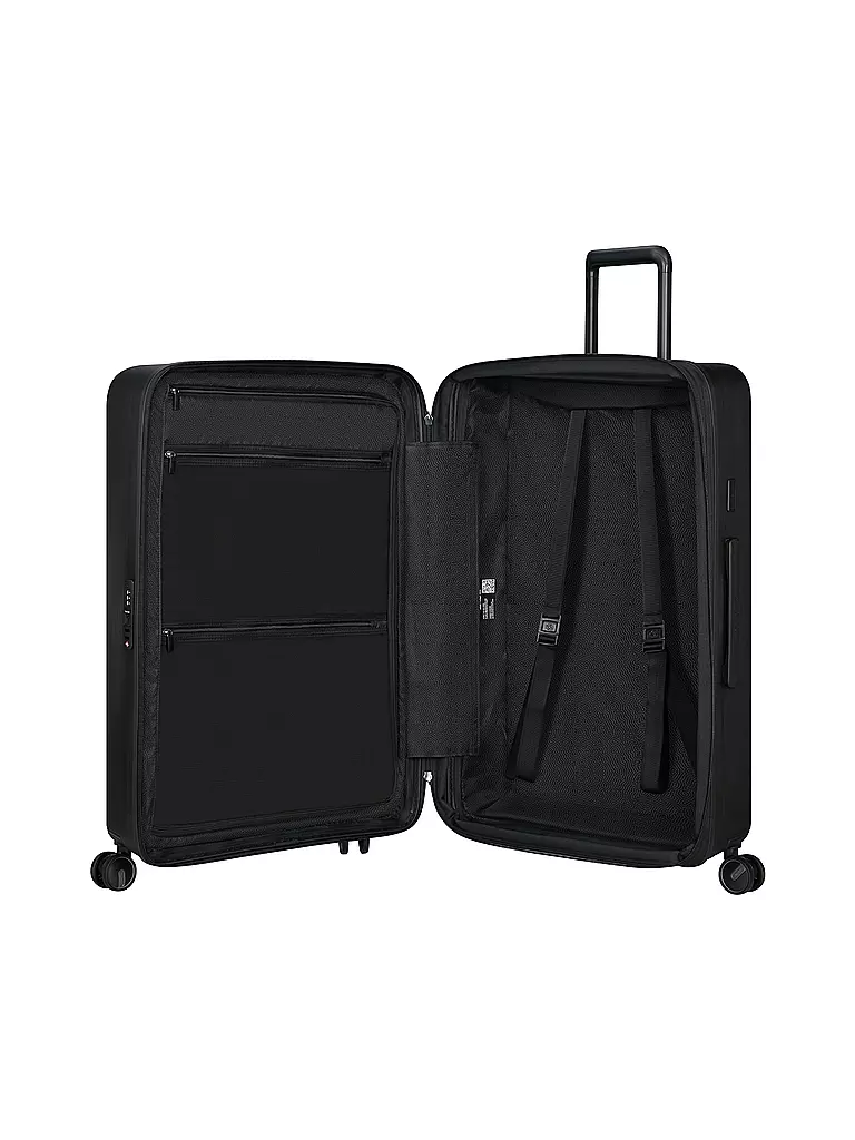 SAMSONITE | Trolley  RESTACKD SPINNER 75cm erweiterbar black | hellblau
