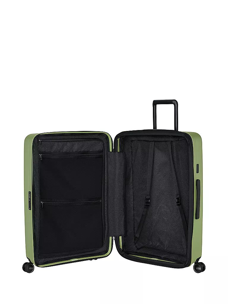 SAMSONITE | Trolley  RESTACKD SPINNER 75cm erweiterbar Wasabi | dunkelgrün