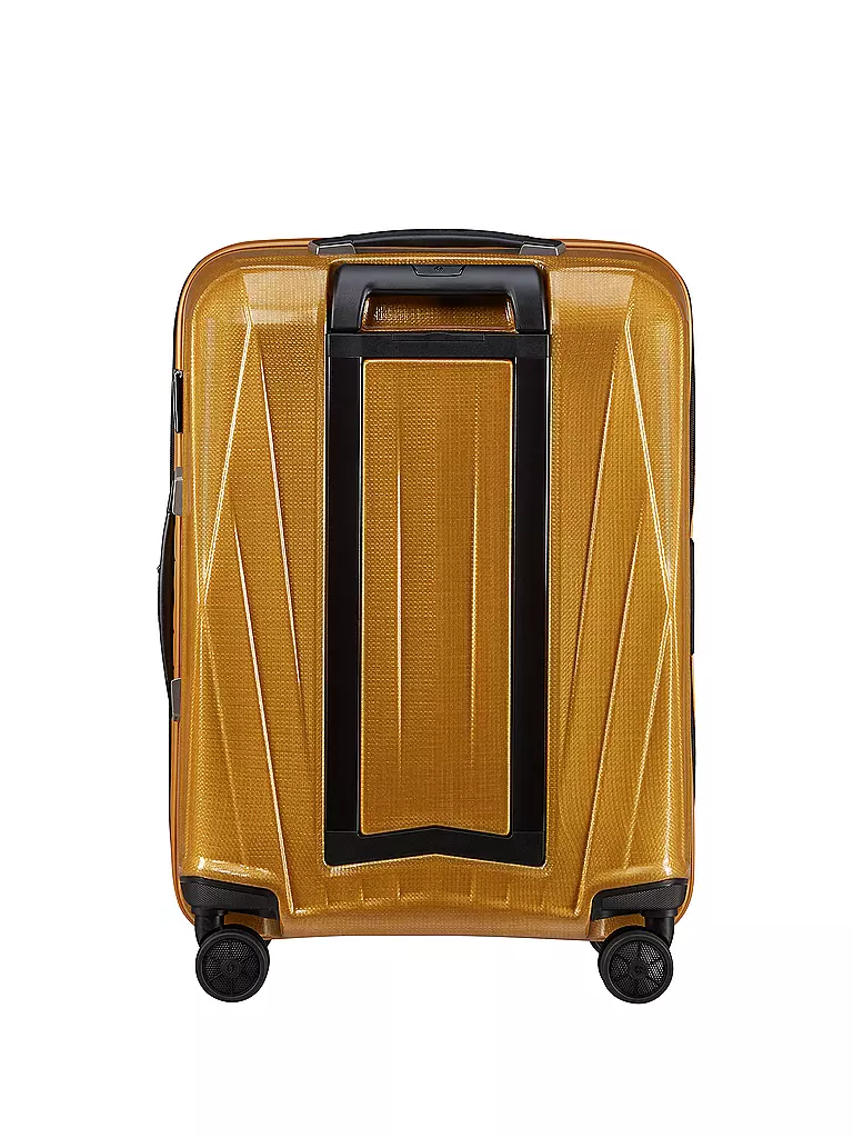 SAMSONITE | Trolley 55cm erweiterbar MAJOR-LITE SPINNER saffron yellow | schwarz