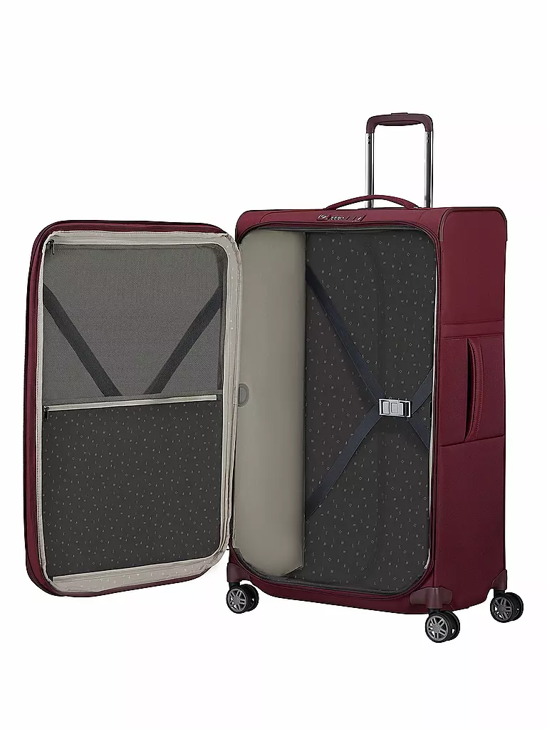 SAMSONITE | Trolley Airea Spinner 78 EXP weich Deep Red | rot