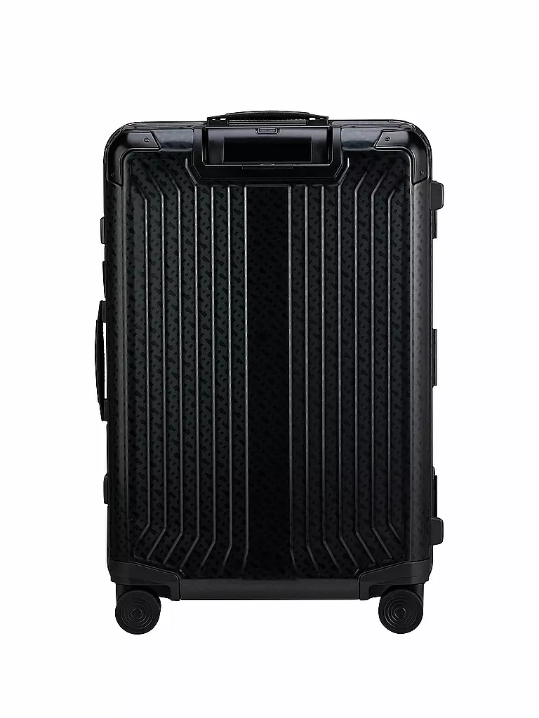 SAMSONITE | Trolley BOSS SPINNER 69cm graphite monogram | schwarz