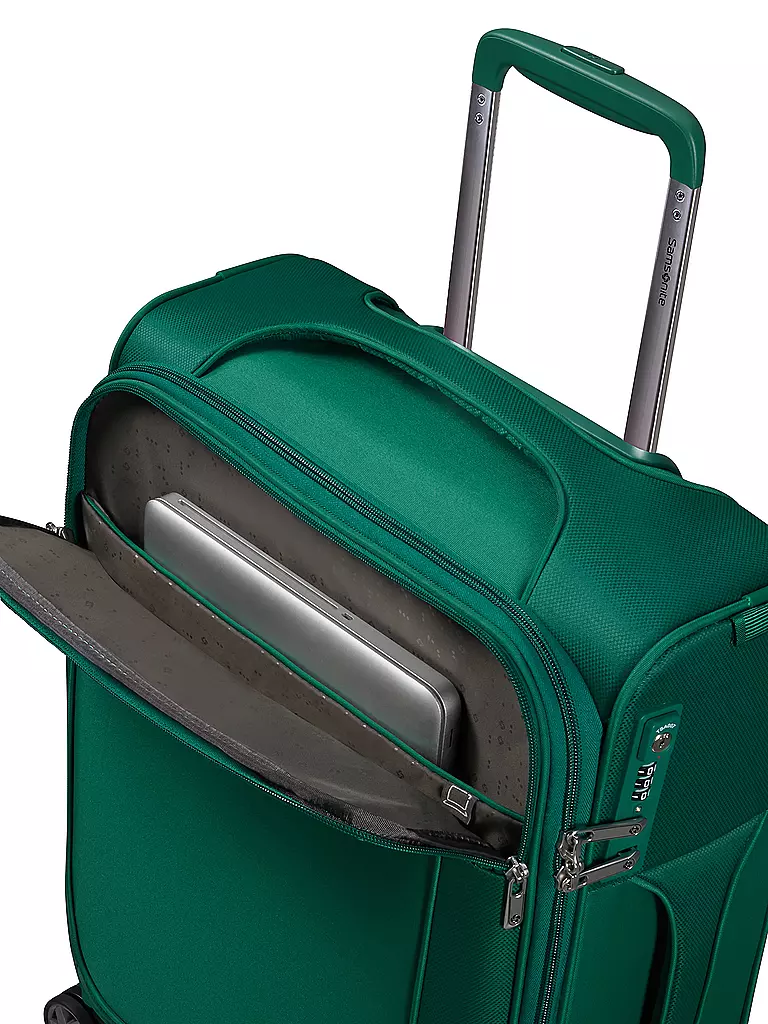 SAMSONITE | Trolley D'Lite Spinner 55cm pine green | hellgrün