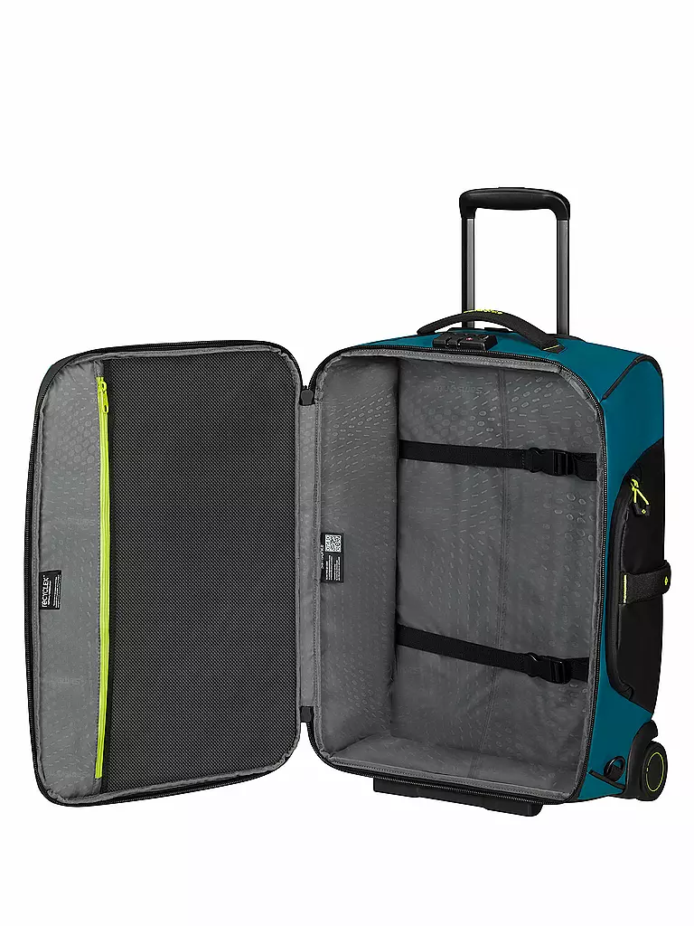 SAMSONITE | Trolley Ecodiver Duffle 55cm Petrol Blue / Lime | petrol