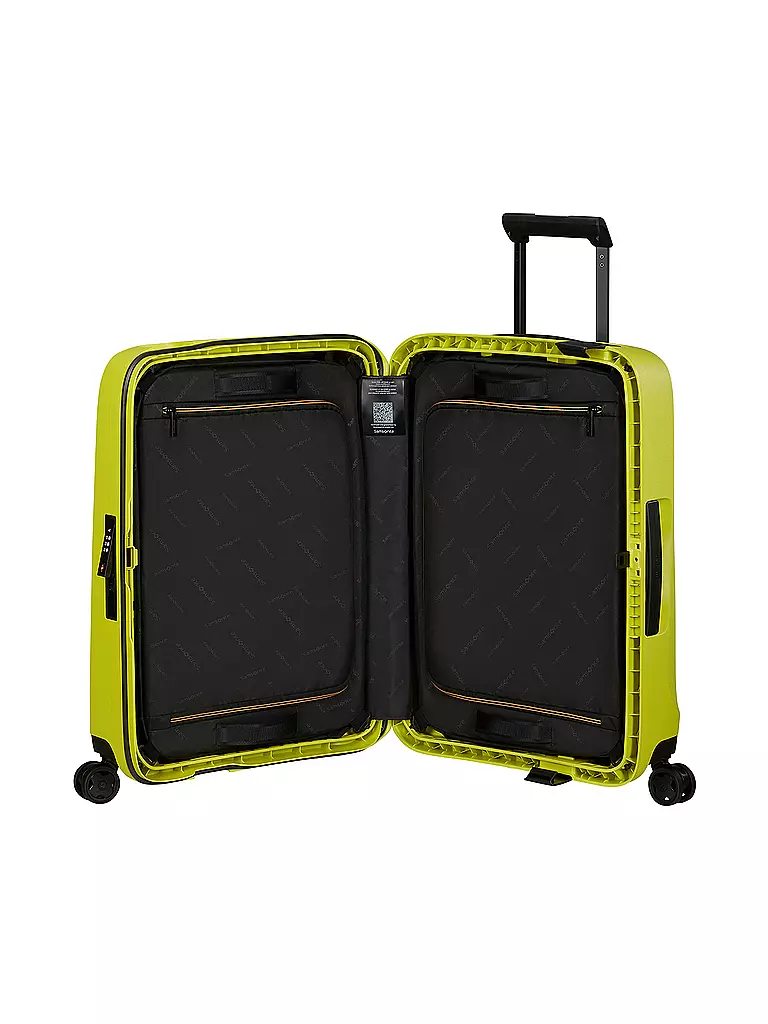 SAMSONITE | Trolley ESSENS SPINNER 55cm lime | schwarz