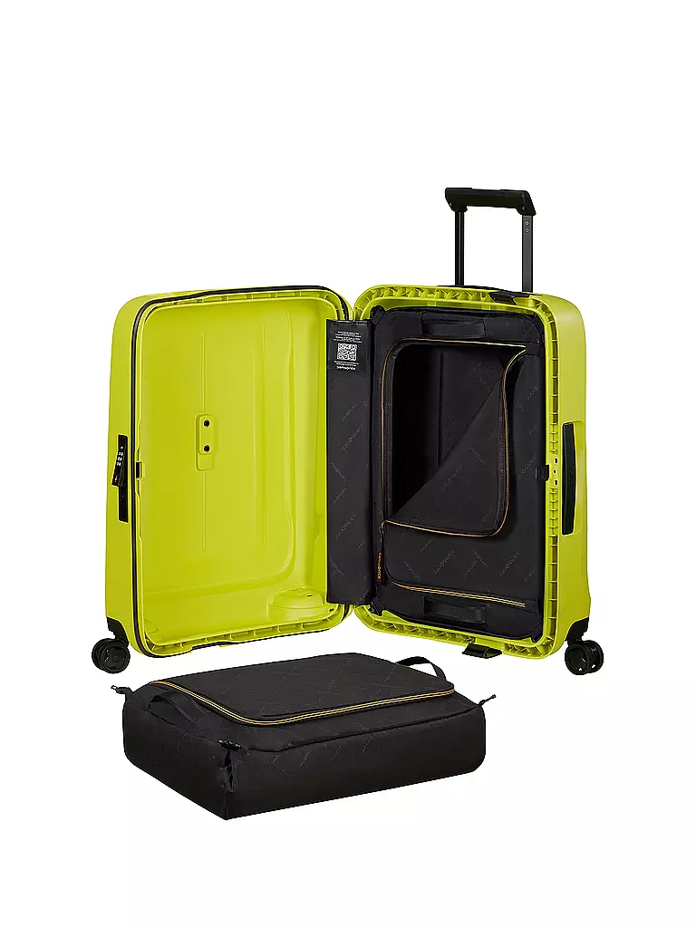 SAMSONITE | Trolley ESSENS SPINNER 55cm lime | schwarz