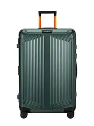 SAMSONITE | Trolley LITE BOX ALU™" 75cm Sage / Orange | Dunkelgrün
