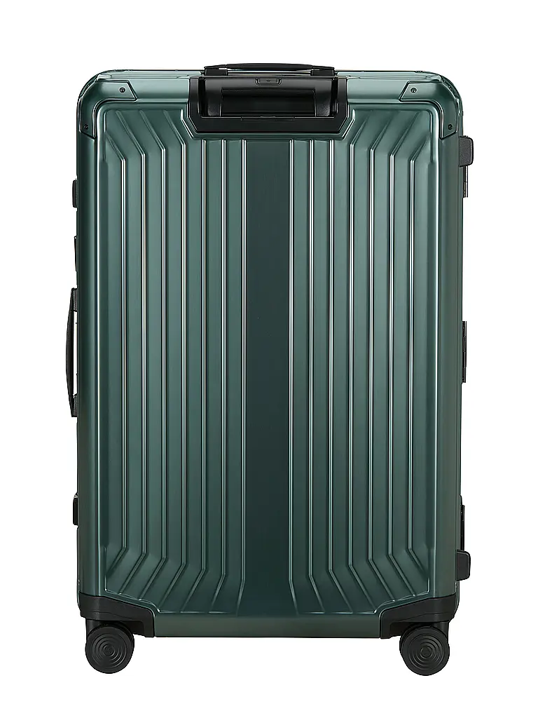 SAMSONITE | Trolley LITE BOX ALU™" 75cm Sage / Orange | dunkelgrün