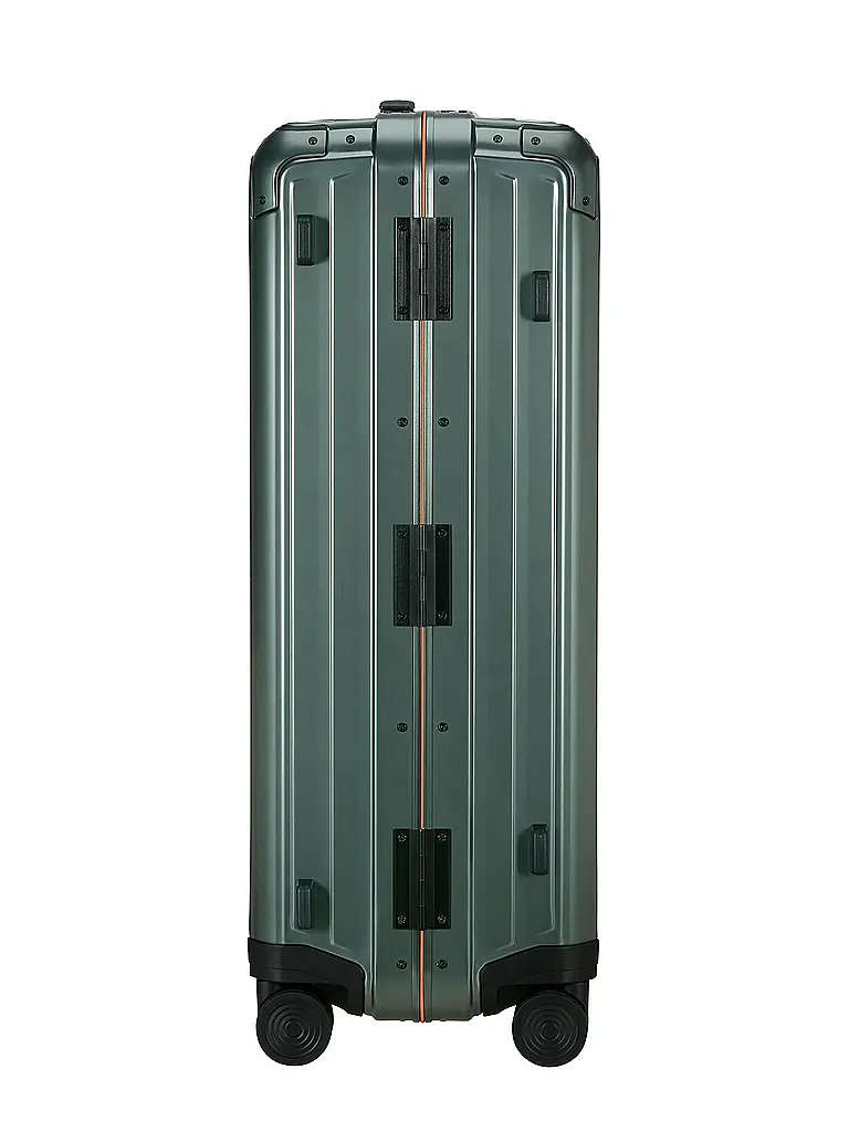 SAMSONITE | Trolley LITE BOX ALU™" 75cm Sage / Orange | dunkelgrün