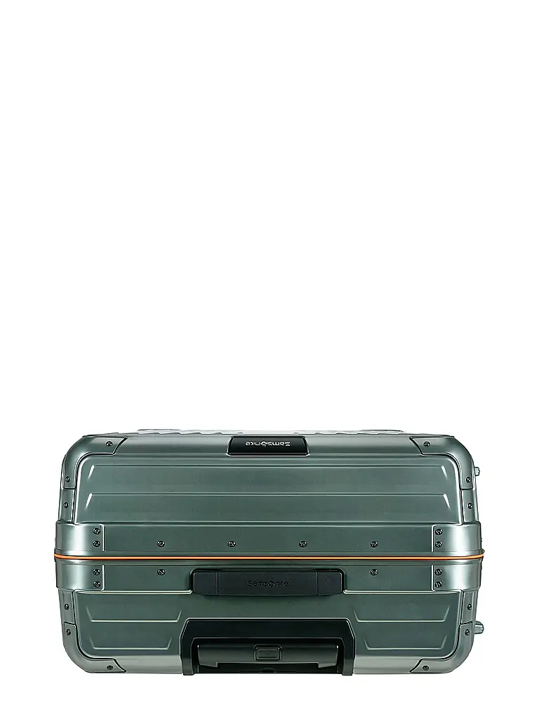 SAMSONITE | Trolley LITE BOX ALU™" 75cm Sage / Orange | dunkelgrün