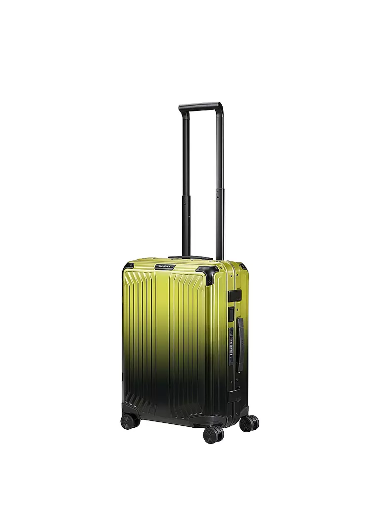 SAMSONITE | Trolley Lite-Box Alu™ 55cm Gradient  Lime | silber