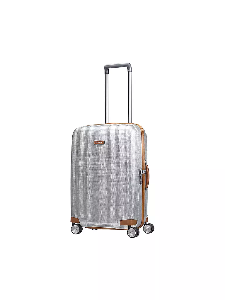 SAMSONITE | Trolley mit 4 Rollen 76cm "Lite-Cube DLX" 61244 (Aluminium) | silber