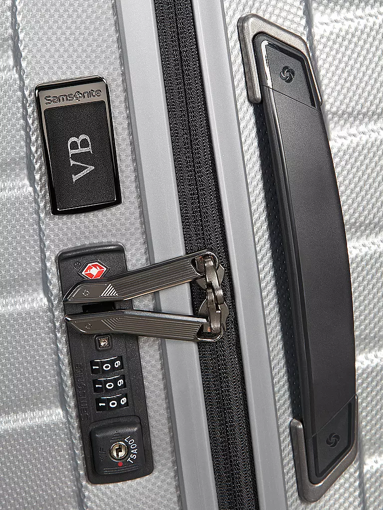 SAMSONITE | Trolley mit 4 Rollen PROXIS 81cm Silver | schwarz