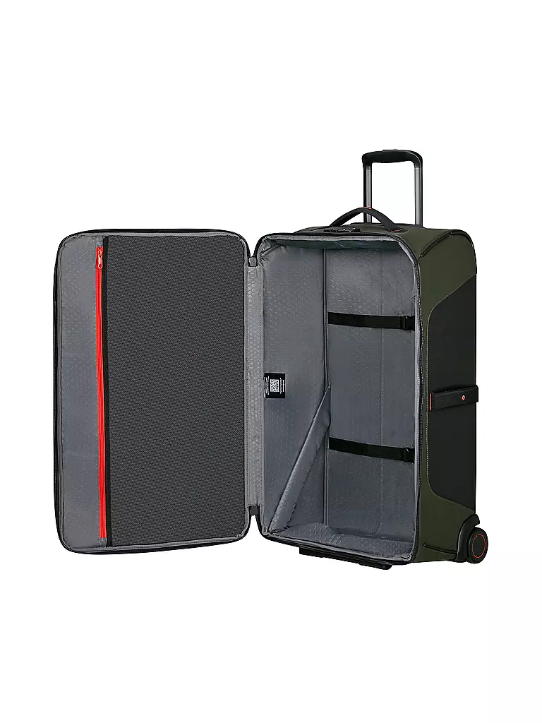 SAMSONITE | Trolley mit Rollen ECODIVER 67cm Climbing Ivy | dunkelgrün