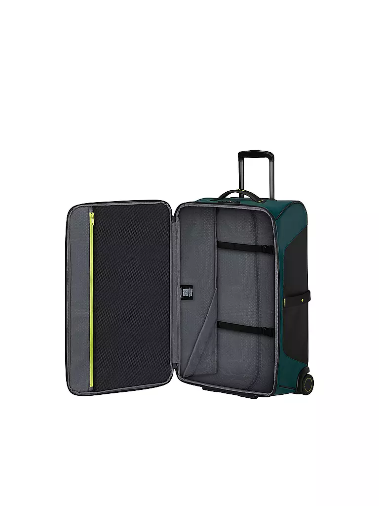 SAMSONITE | Trolley mit Rollen Ecodiver 67cm Dark Teal/Lime | blau