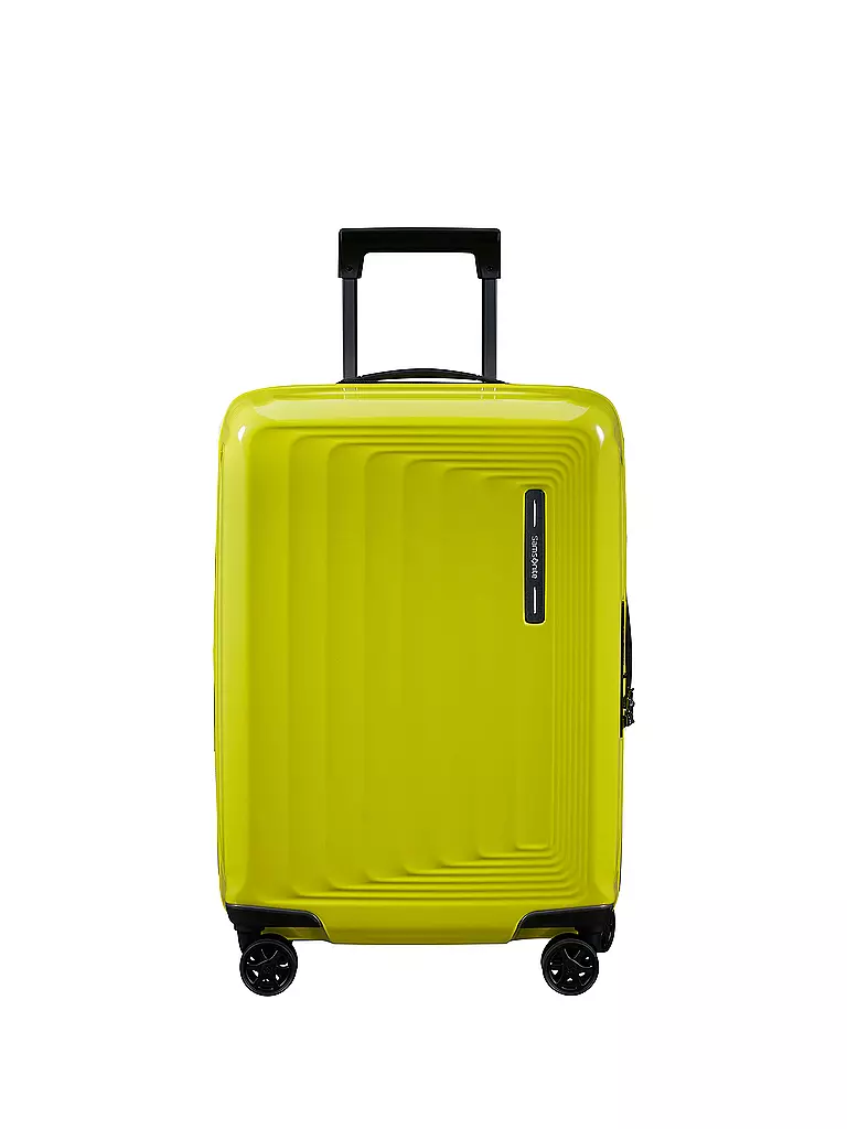 SAMSONITE | Trolley NUON SPINNER 55cm erweiterbar metallic lime  | gelb